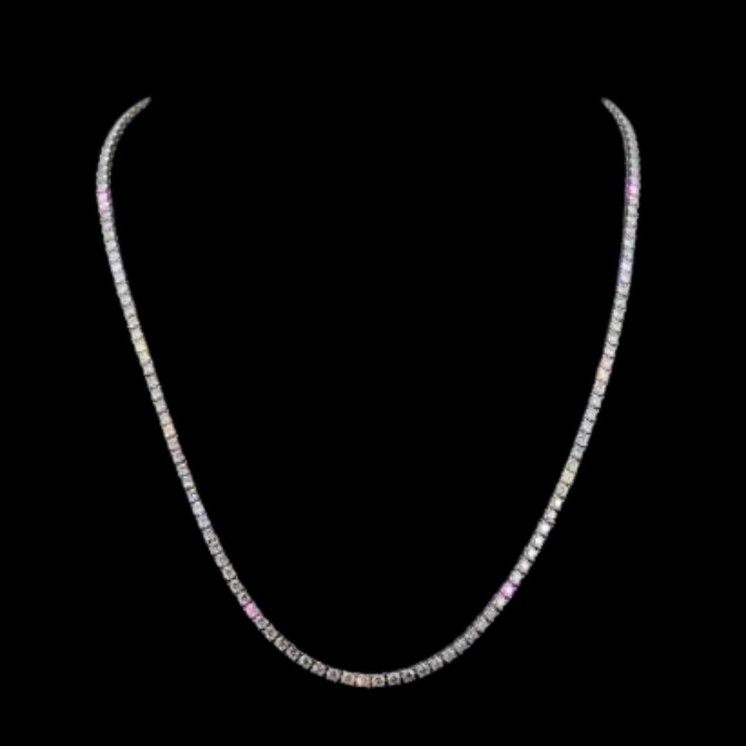3MM Moissanite Tennis Chain and Bracelet Set