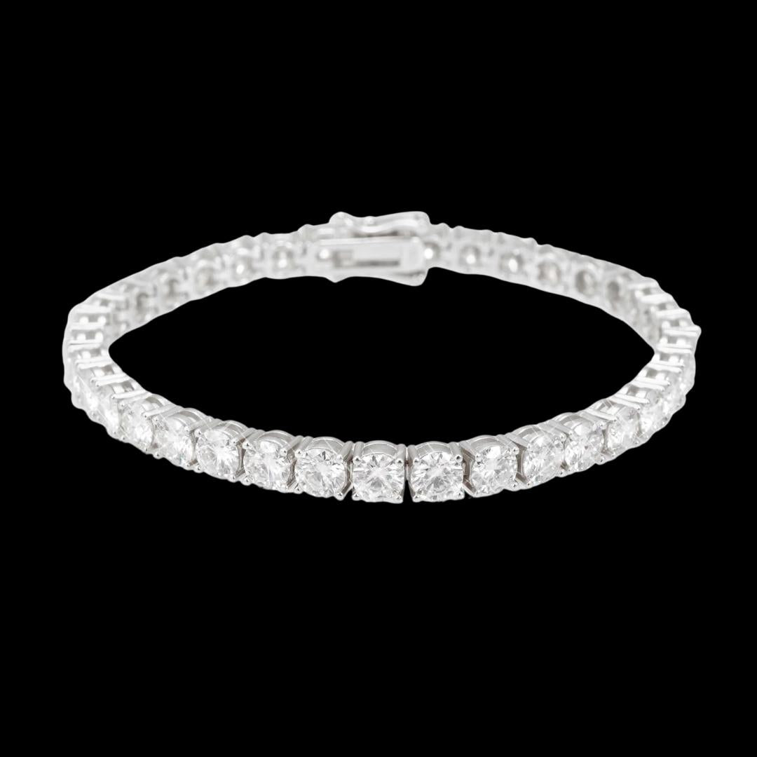 5MM Moissanite Tennis Chain and Bracelet Set