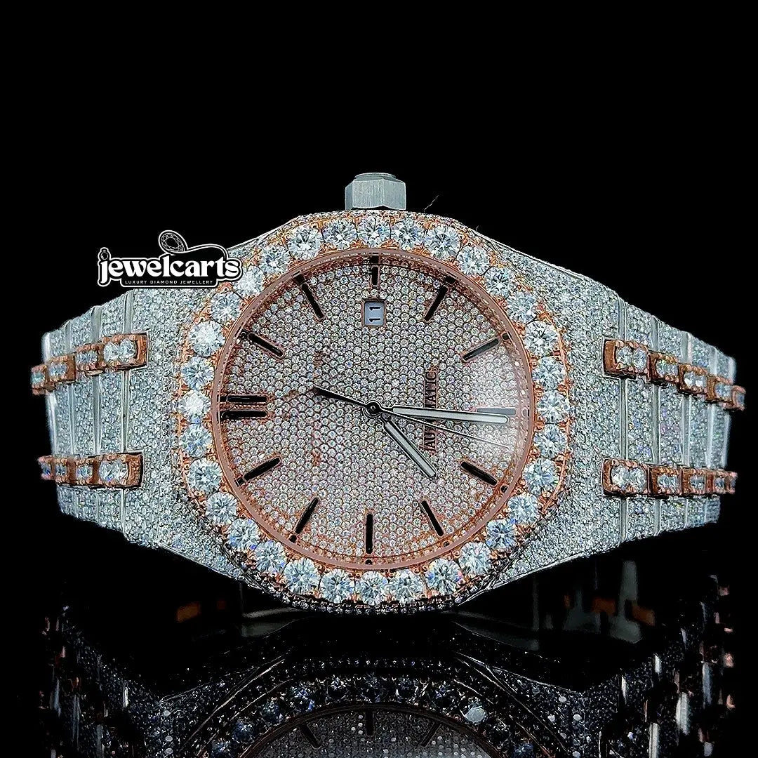 AP Moissanite Watch Front View