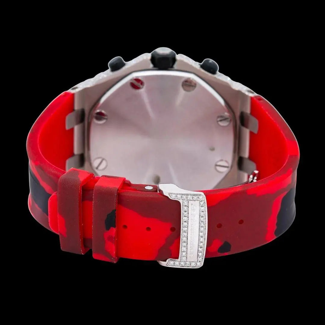 AP Watch Moissanite Diamonds Caseback View