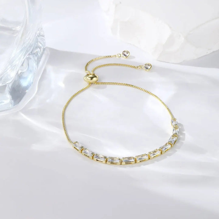 Moissanite 11.90 CT Baguette Diamond Art Nouveau Bracelet Jewel Carts