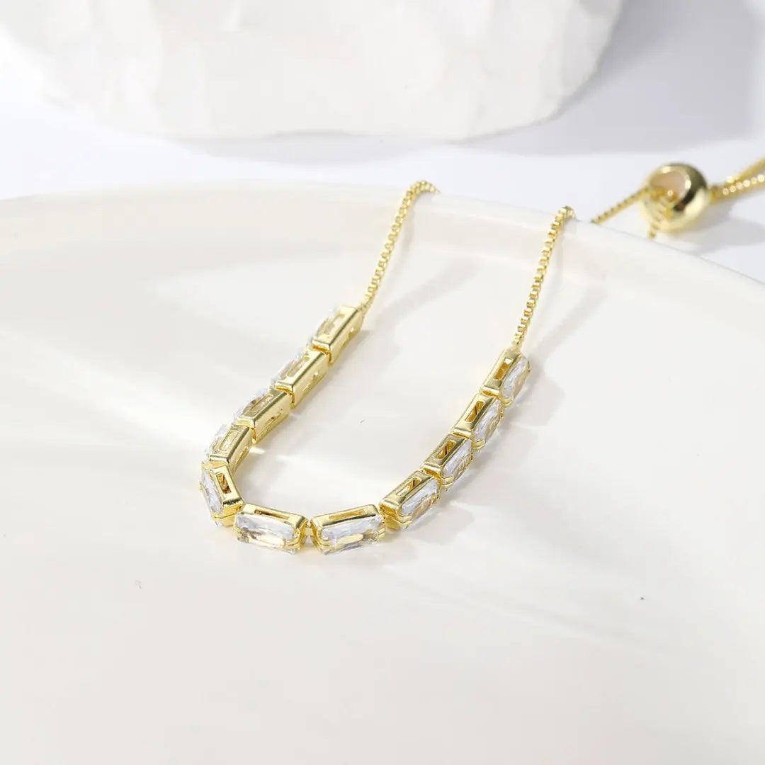 Moissanite 11.90 CT Baguette Diamond Art Nouveau Bracelet Jewel Carts