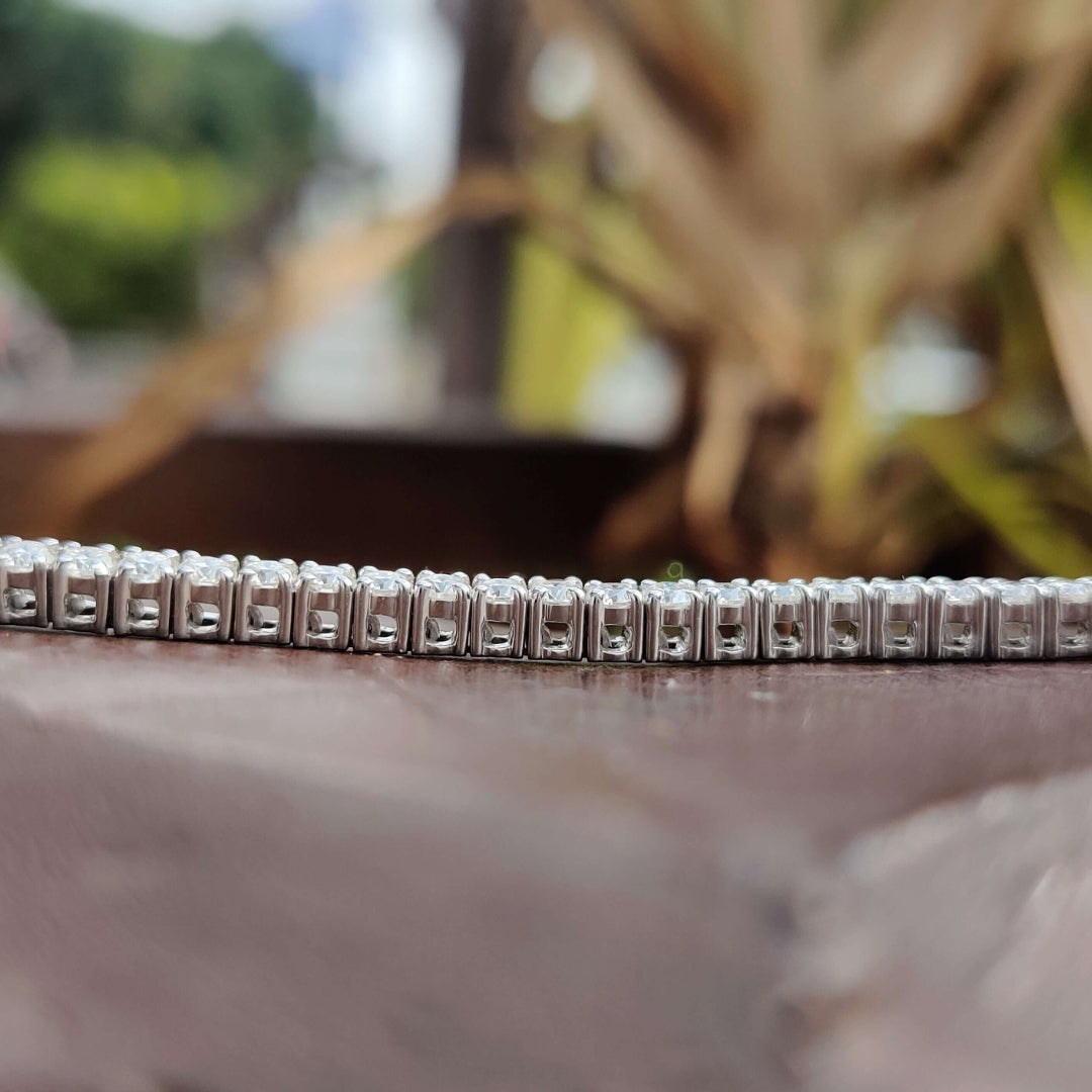 Moissanite 29.32 CT Round Diamond Gothic Bracelet