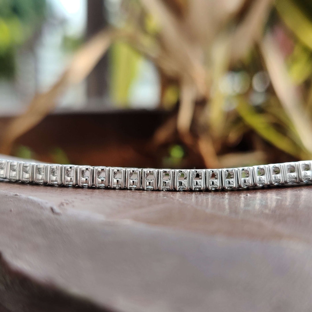 Moissanite 29.32 CT Round Diamond Gothic Bracelet