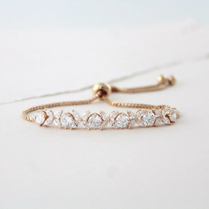 Moissanite 19.38 CT Marquise Diamond Brutalist Bracelet Jewel Carts