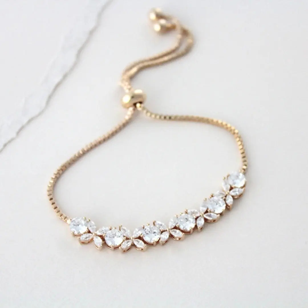 Moissanite 19.38 CT Marquise Diamond Brutalist Bracelet Jewel Carts