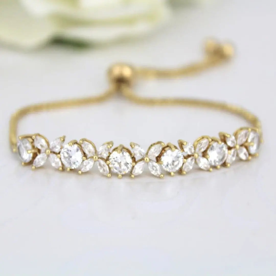 Moissanite 19.38 CT Marquise Diamond Brutalist Bracelet Jewel Carts