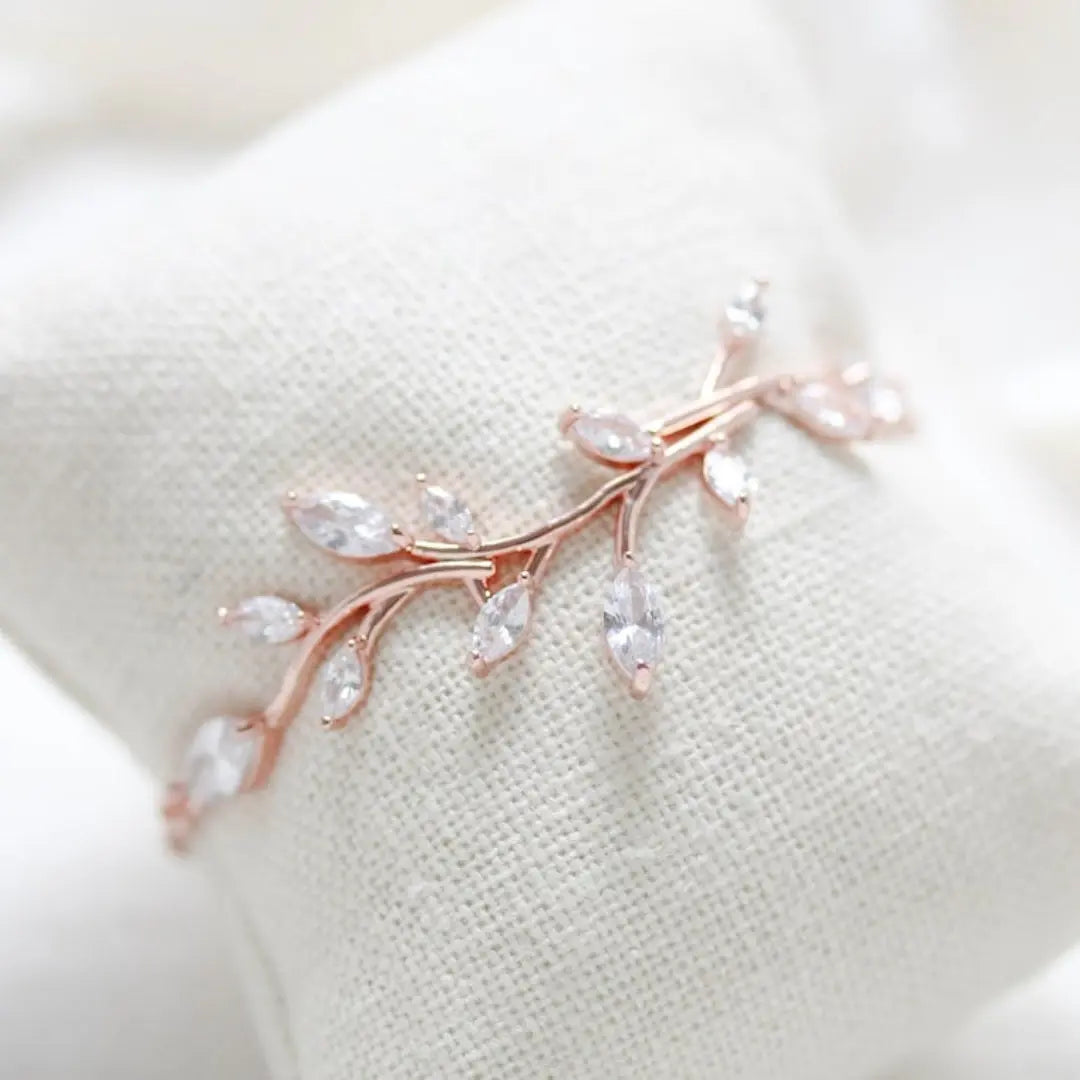 Moissanite 12.00 CT Marquise Diamond Minimalist Bracelet Jewel Carts