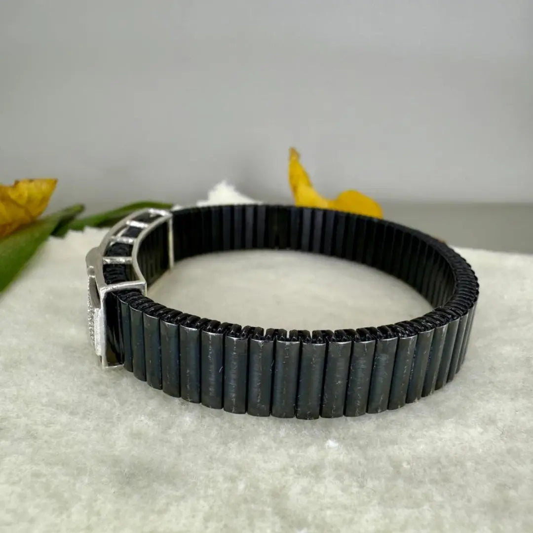 Moissanite Diamond 2.55 CT Men's Moissanite Bracelet with Modern Fashion Jewel Carts
