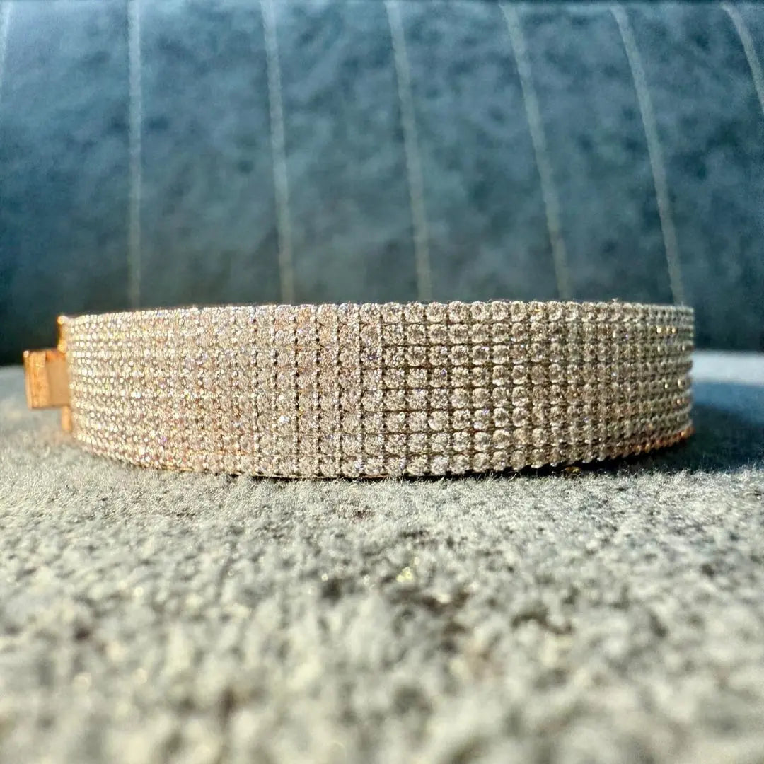 Premium Rose Gold Bracelet with Sparkling Diamond Detailing Jewel Carts