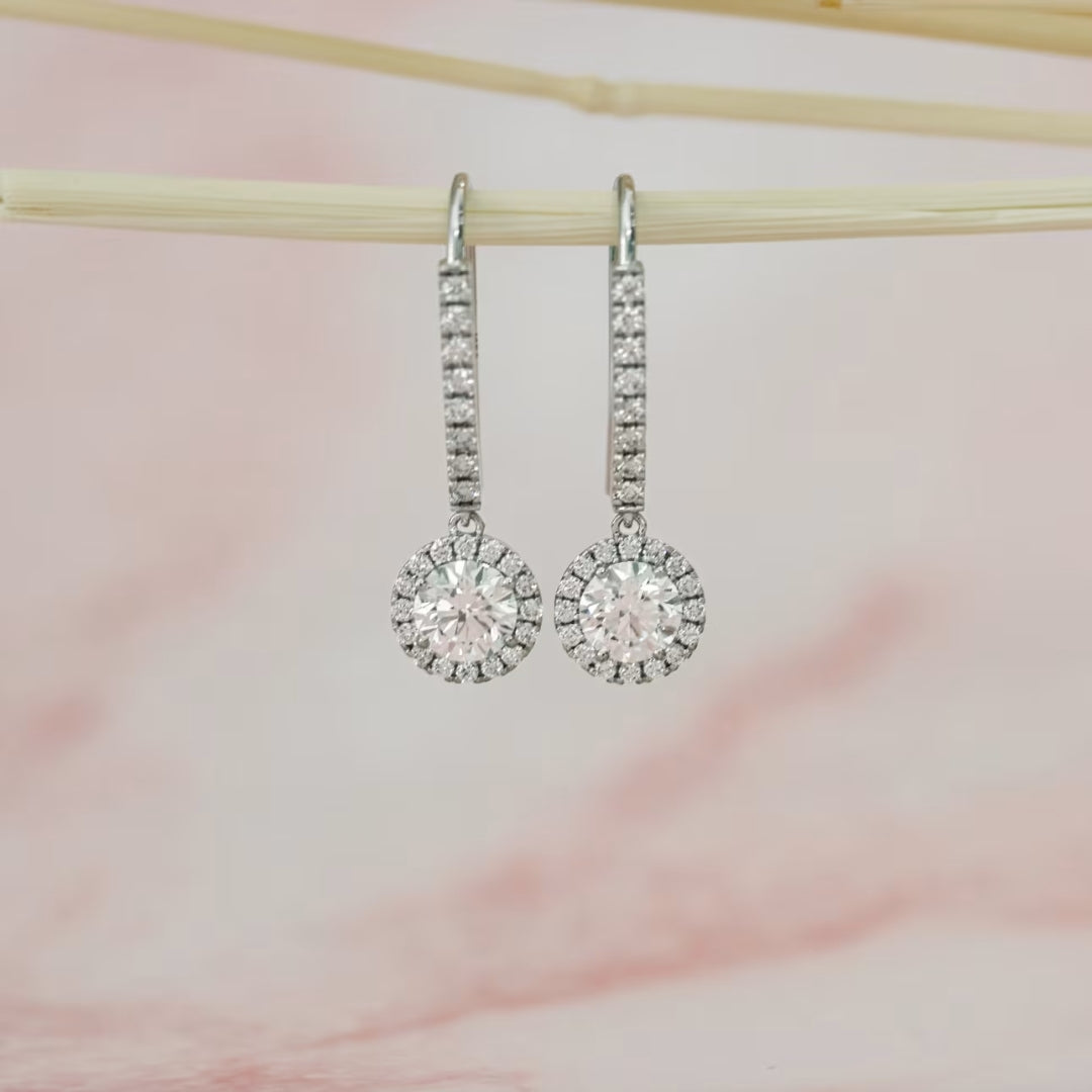Charmer Round Cut Diamond Fashion Earring