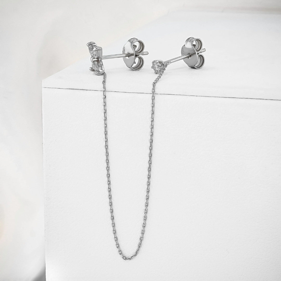 Moissanite 1.28 CT Marquise Cut Diamond Fashion Earring