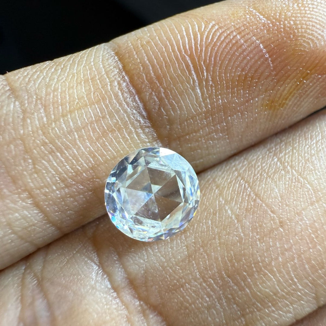 Moissanite 1.00 CT Rose Cut Loose Diamond