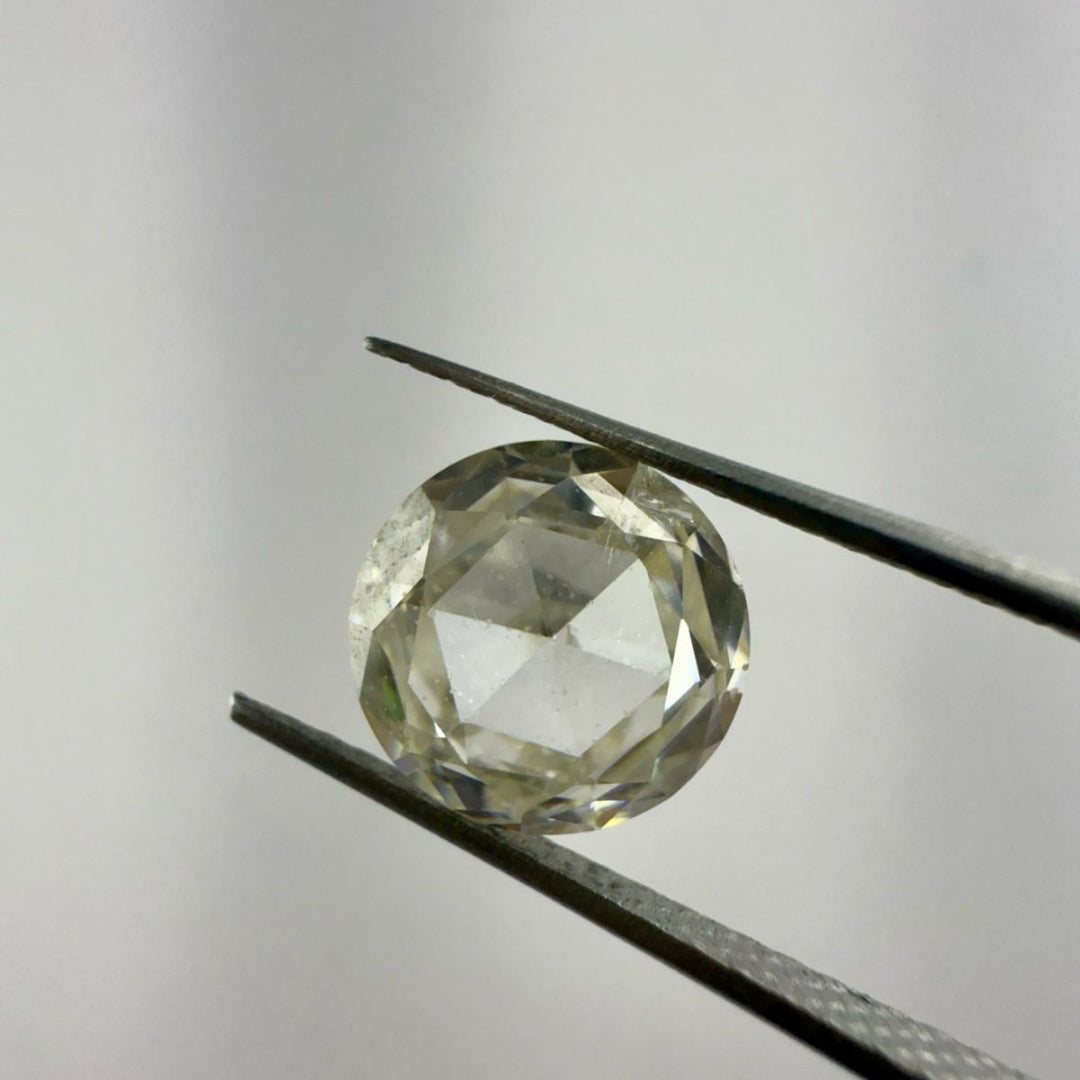 Moissanite 1.00 CT Rose Cut Loose Diamond