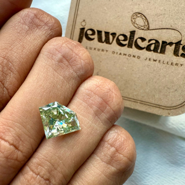 Moissanite 4.11 CT Diamond Shape Loose Diamond