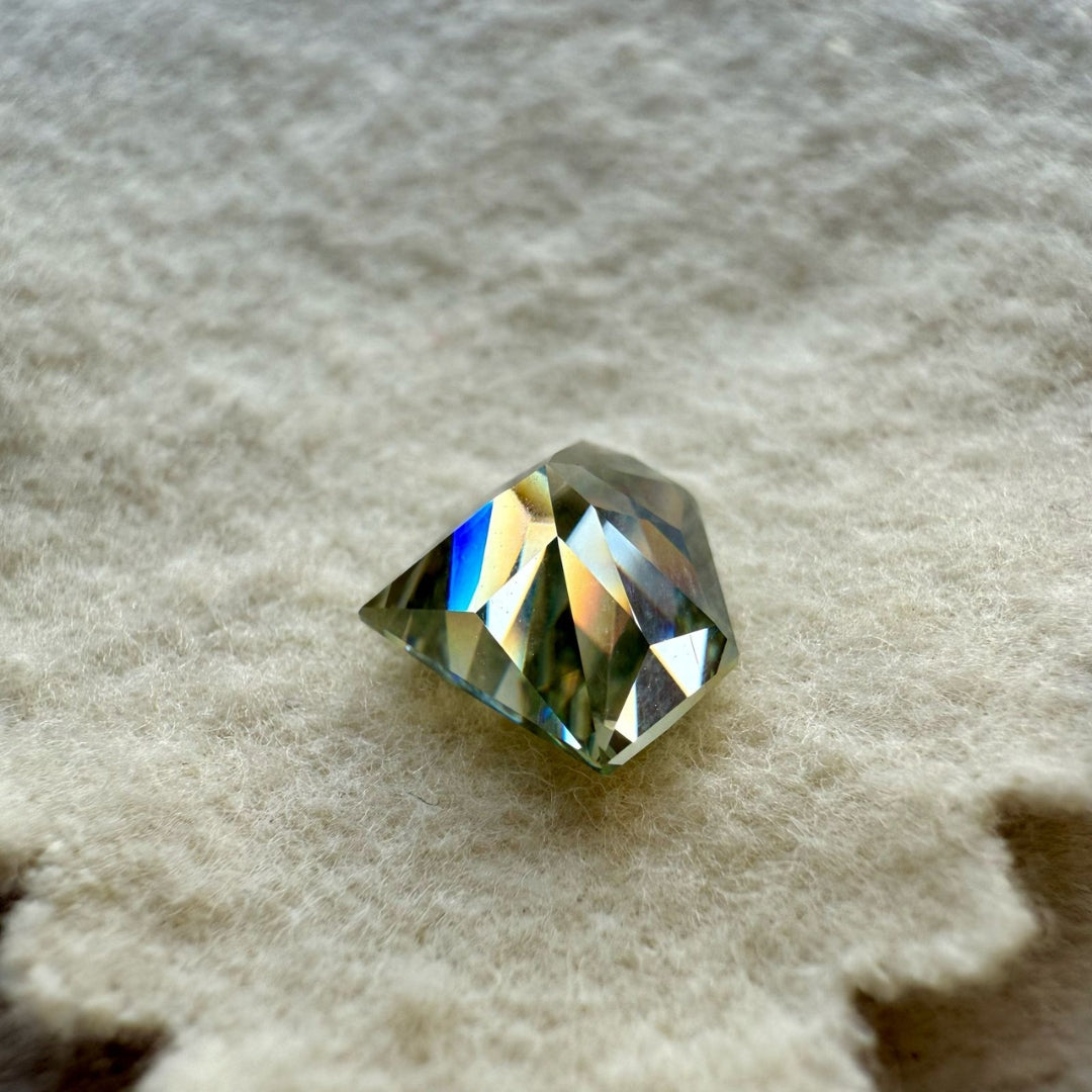 Moissanite 4.11 CT Diamond Shape Loose Diamond