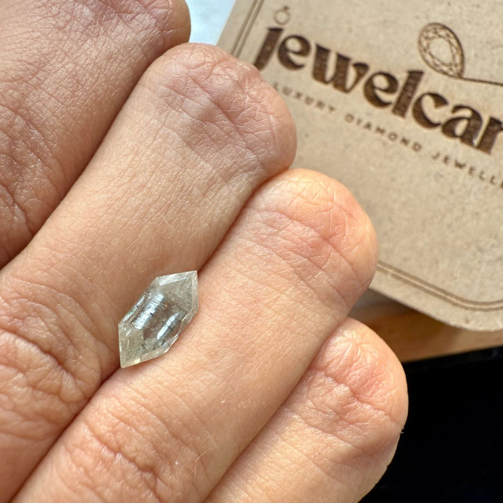 Moissanite 2.91 CT Hexagon Loose Diamond