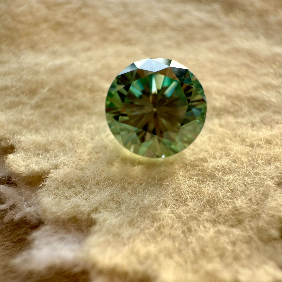 Moissanite 2.17 CT Round Loose Diamond