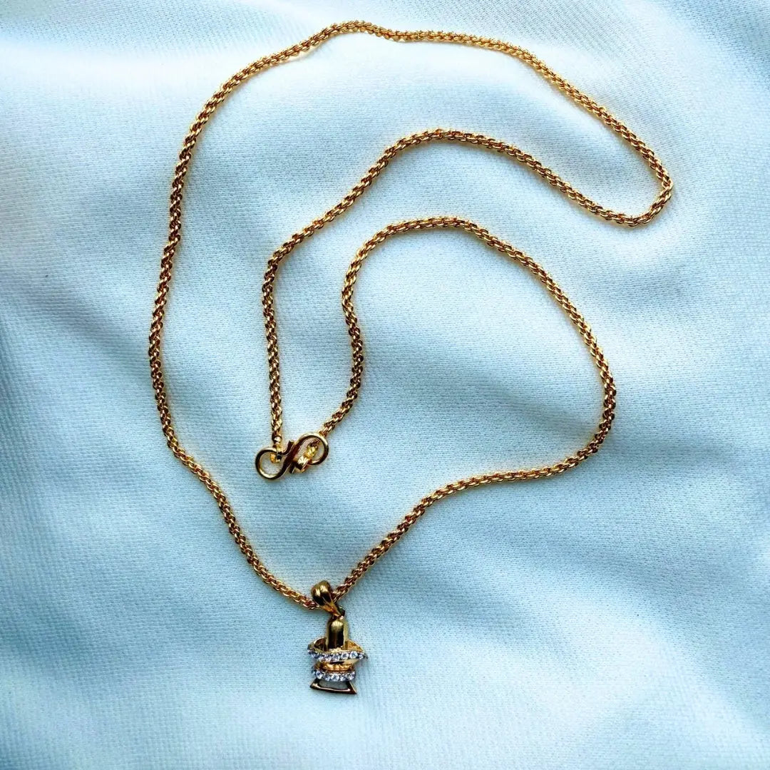 Dainty 14KT Yellow Gold Shivling Pendant Jewel Carts