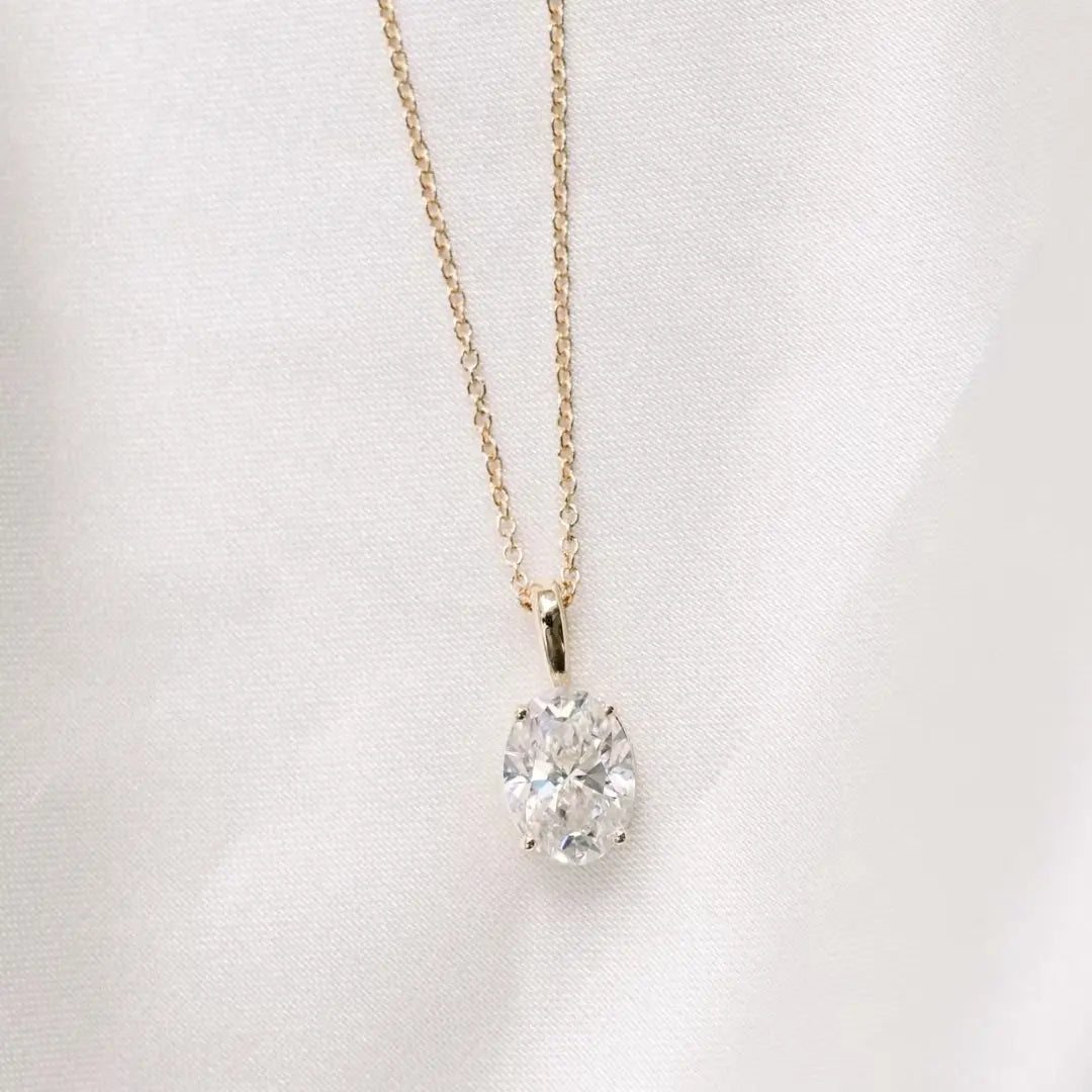 Imperialistic Oval Cut Diamond Necklace Jewel Carts