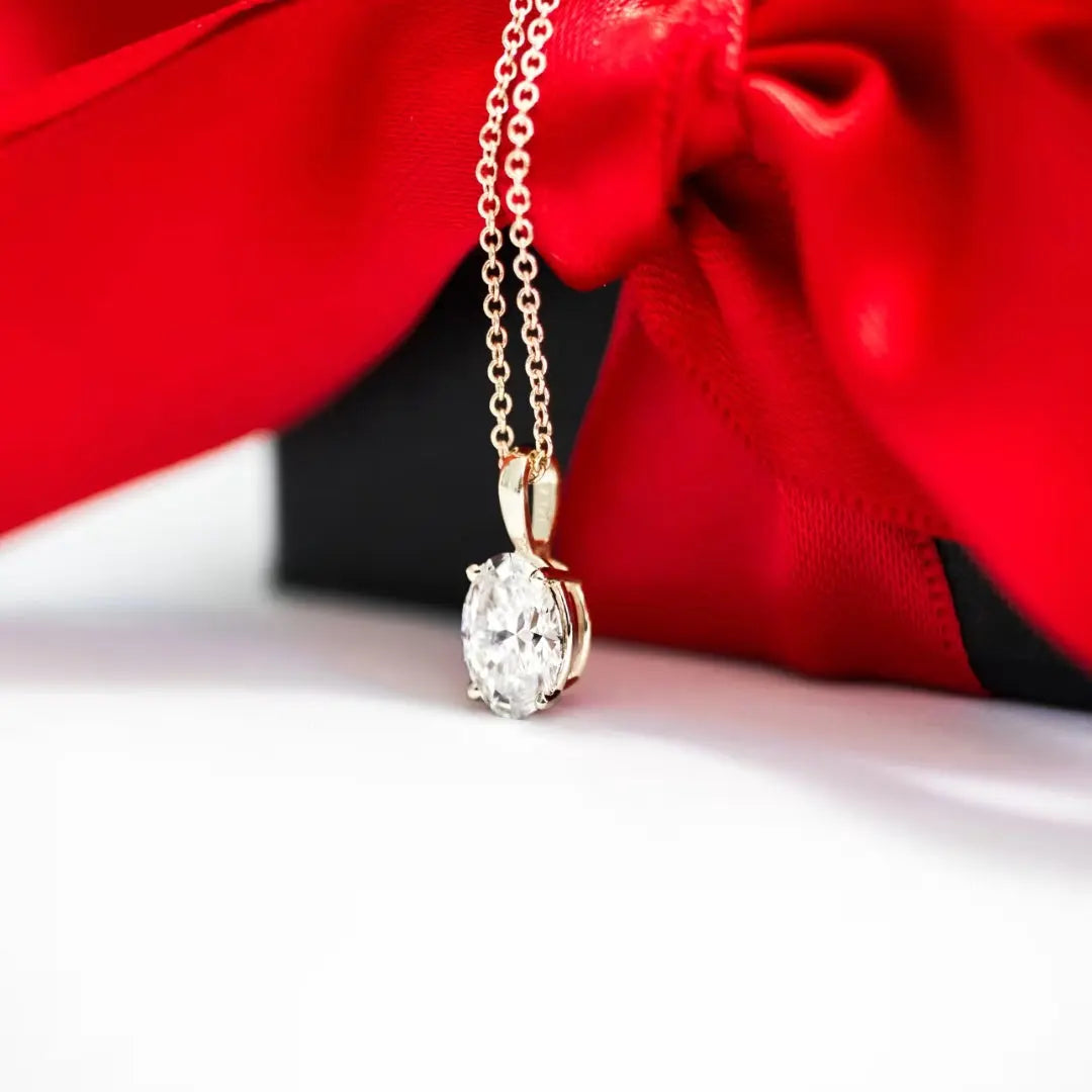 Imperialistic Oval Cut Diamond Necklace Jewel Carts