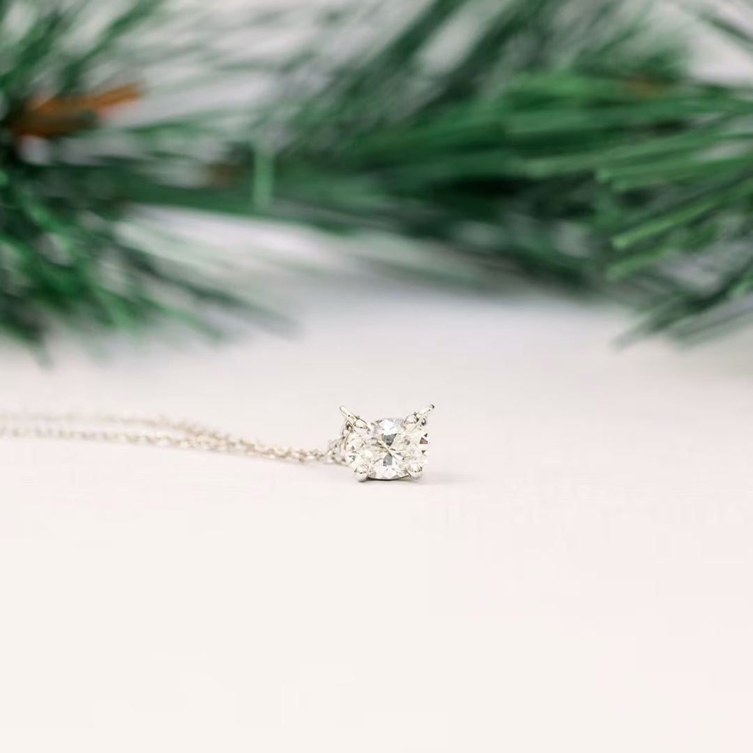 Imperial Oval Cut Diamond Necklace Jewel Carts