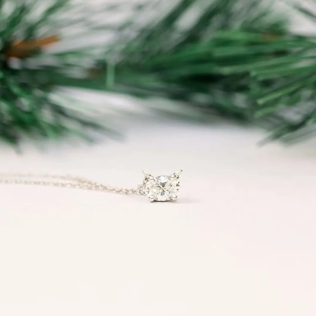 Imperial Oval Cut Diamond Necklace Jewel Carts