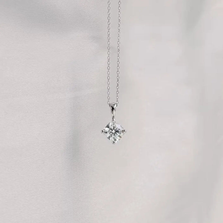 Indulgent Cushion Cut Diamond Necklace Jewel Carts