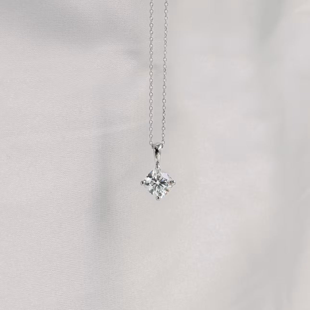 Indulgent Cushion Cut Diamond Necklace Jewel Carts