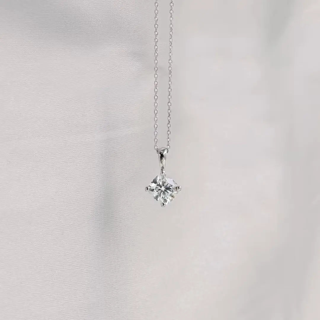 Indulgent Cushion Cut Diamond Necklace Jewel Carts