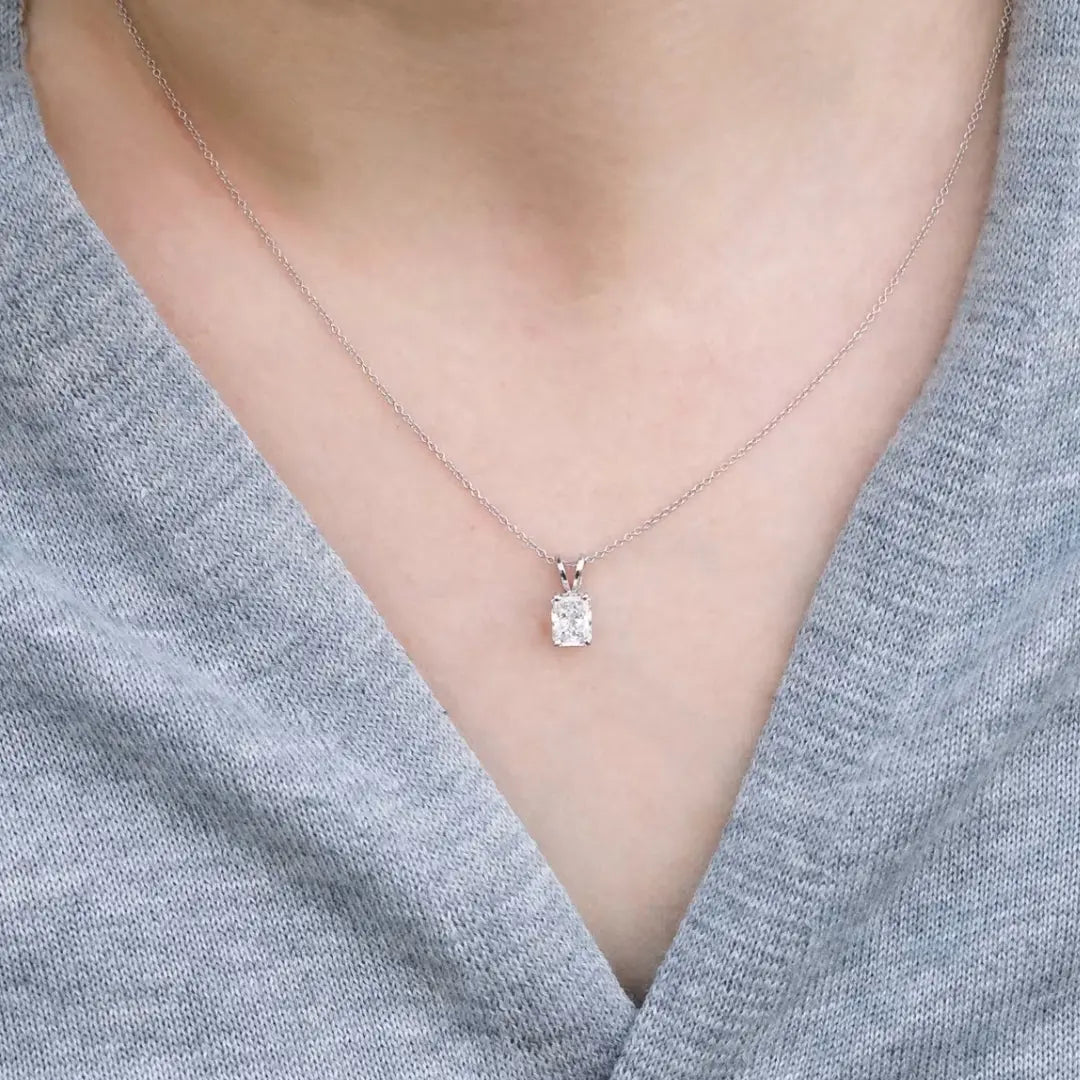 Breathtaking Radiant Cut Diamond Necklace Jewel Carts