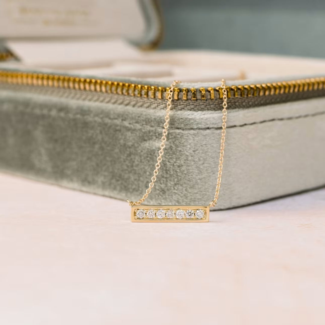 Appropriate Round Cut Diamond Necklace Jewel Carts