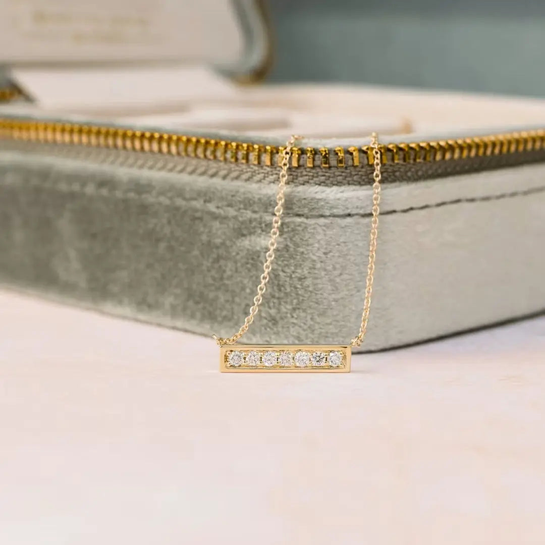 Appropriate Round Cut Diamond Necklace Jewel Carts