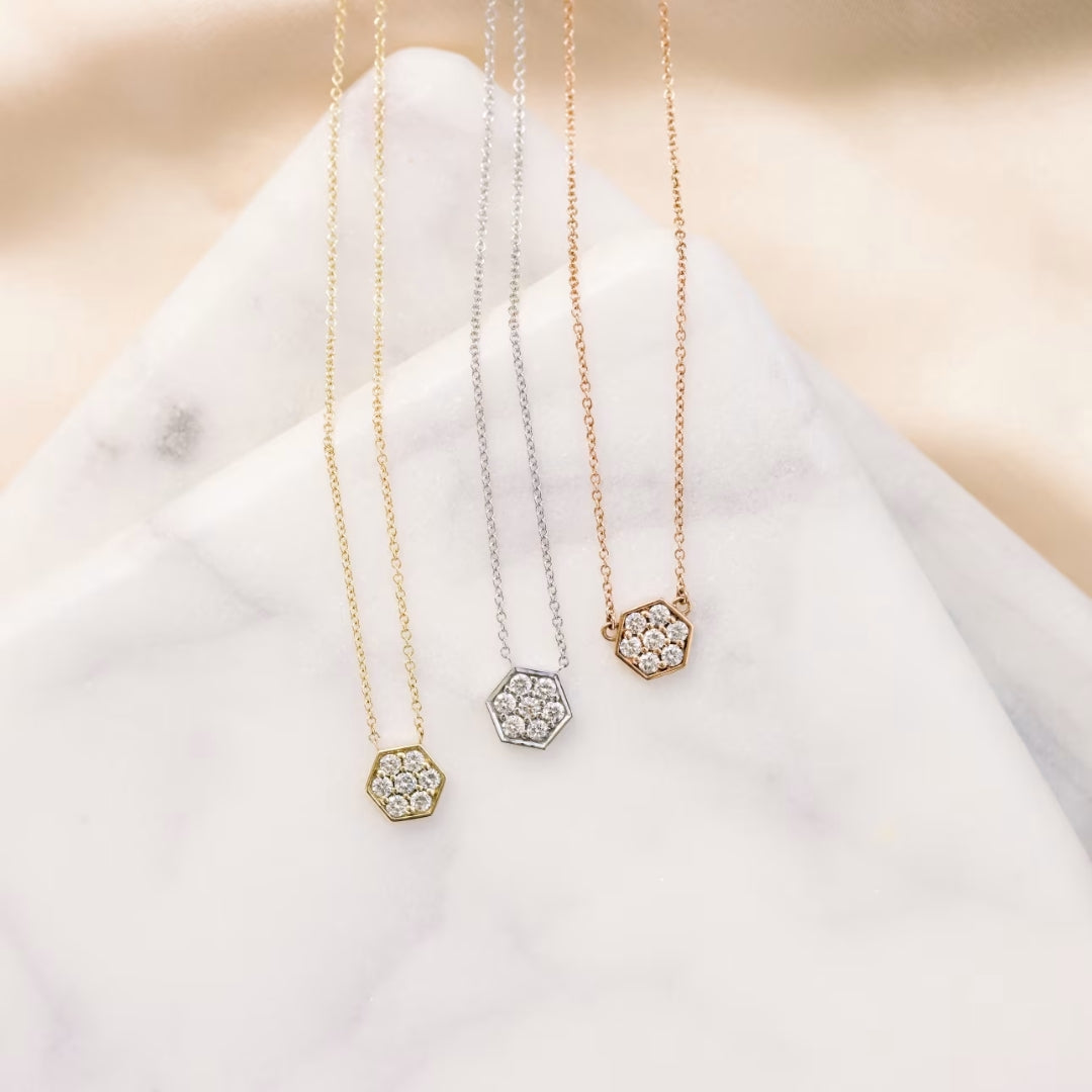 Suitable Round Cut Diamond Necklace