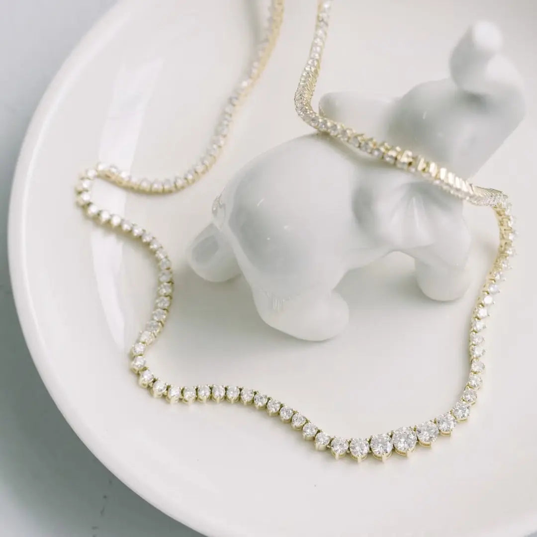 Blaze Round Cut Diamond Necklace Jewel Carts