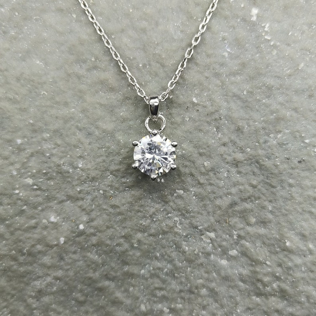 Mystic Round Cut Diamond Necklace Jewel Carts