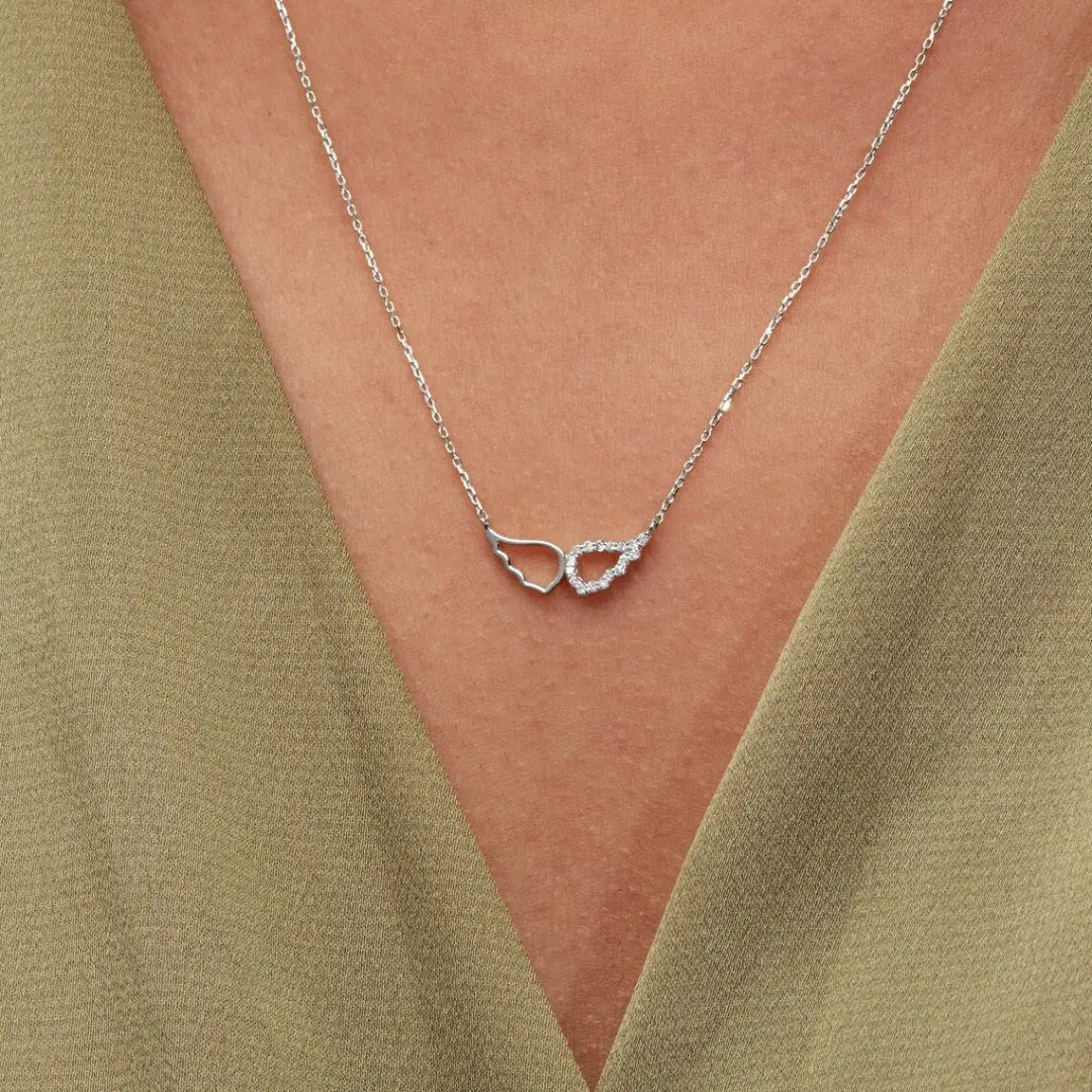 Moissanite 1.16 CT Round Cut Diamond Necklace Jewel Carts