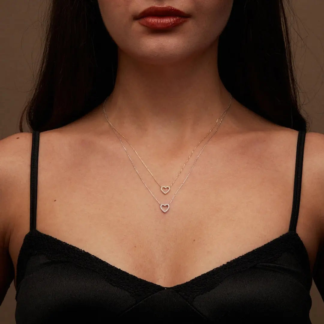 Moissanite 1.13 CT Round Cut Diamond Necklace Jewel Carts