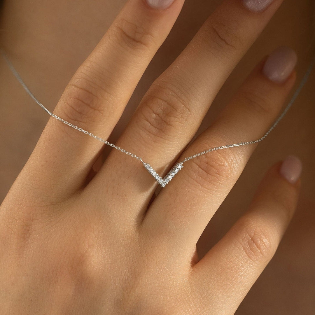 Moissanite 1.04 CT Round Cut Diamond Necklace