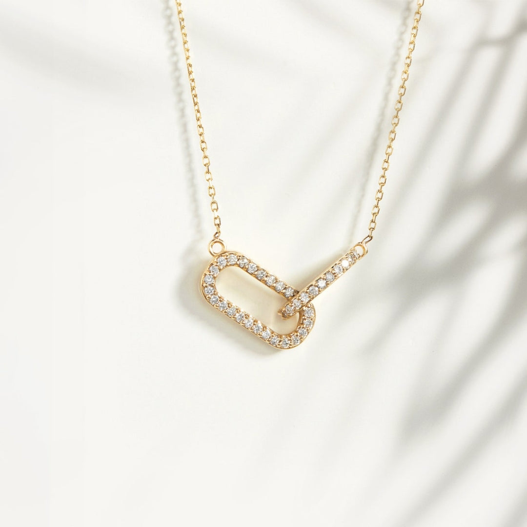 Moissanite 1.22 CT Round Cut Diamond Necklace