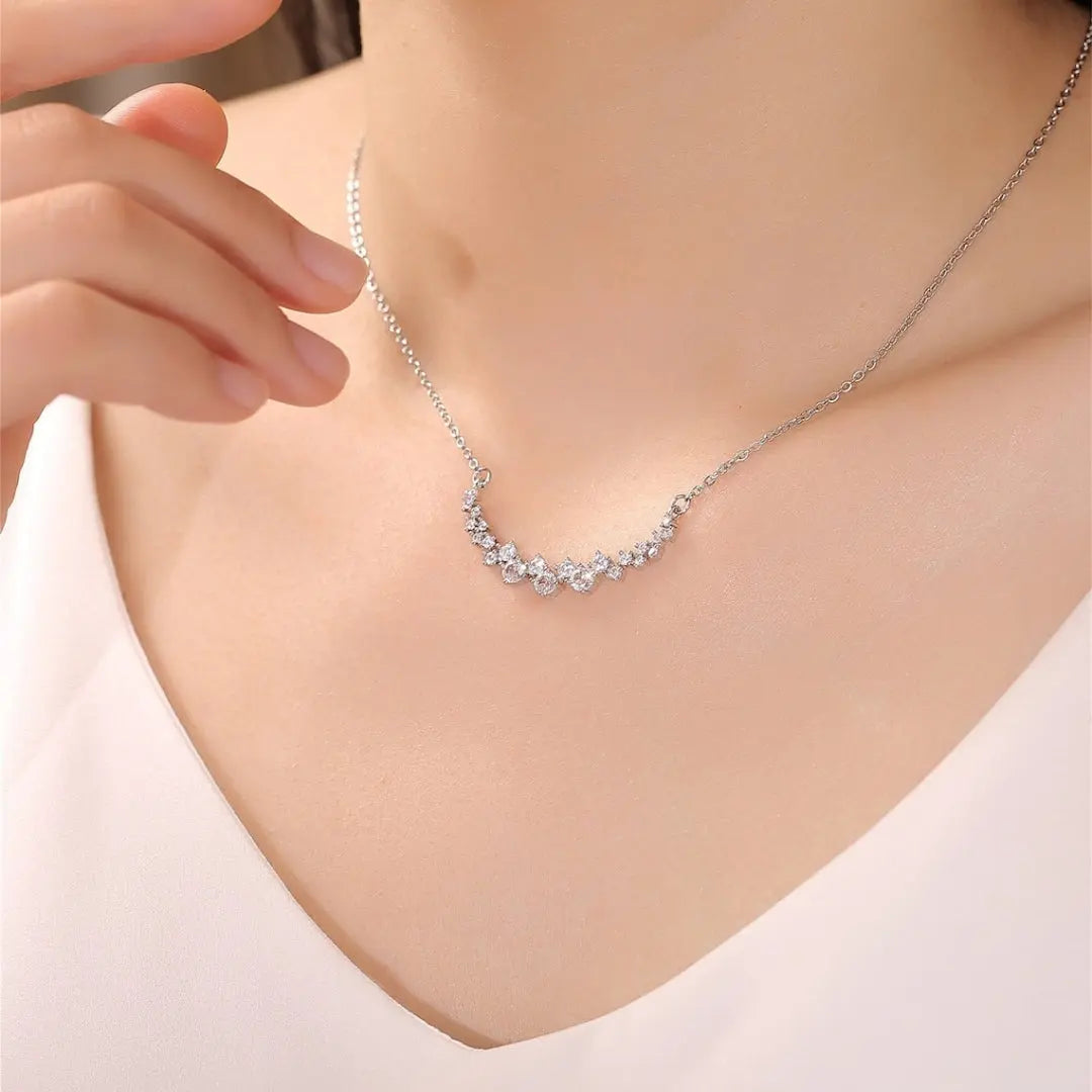 Appropriate 1.20 CT Round Cut Diamond Necklace Jewel Carts