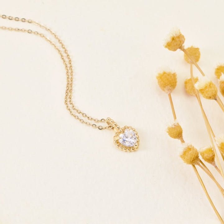 Moissanite 1.20 CT Heart Cut Diamond Necklace