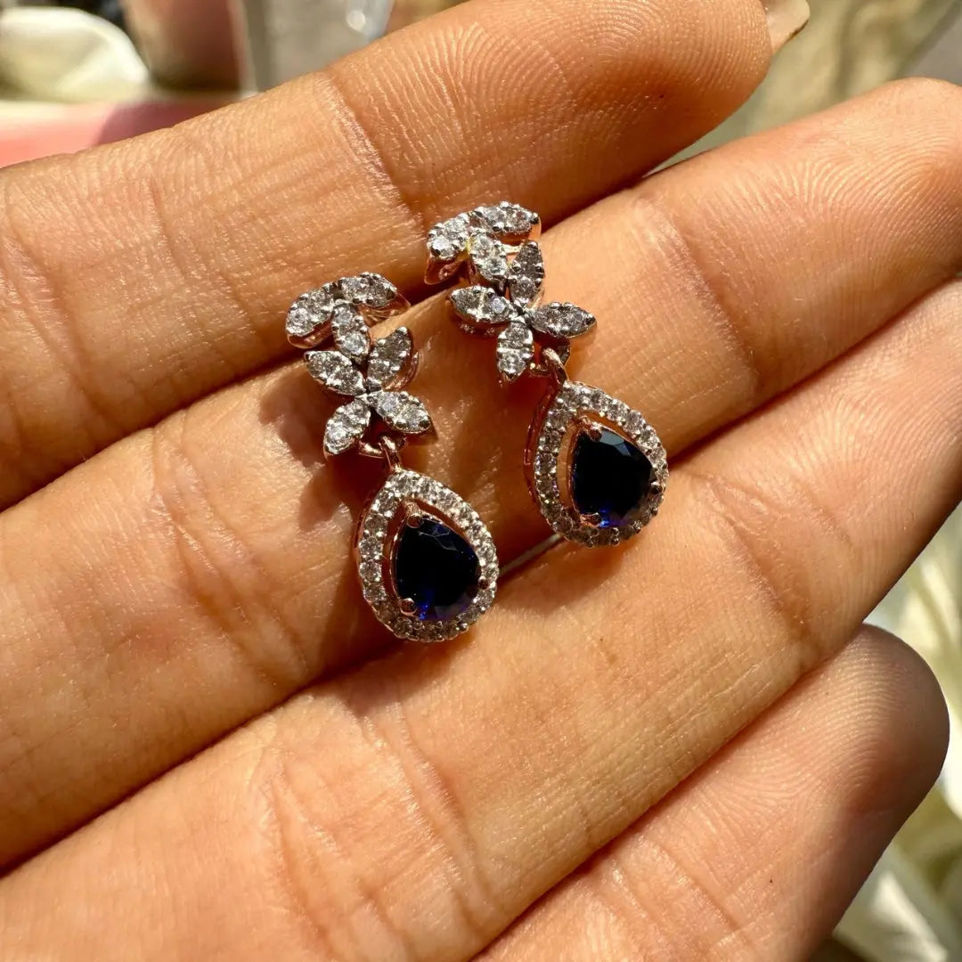 Sophisticated Moissanite Diamond Necklace Set Jewel Carts
