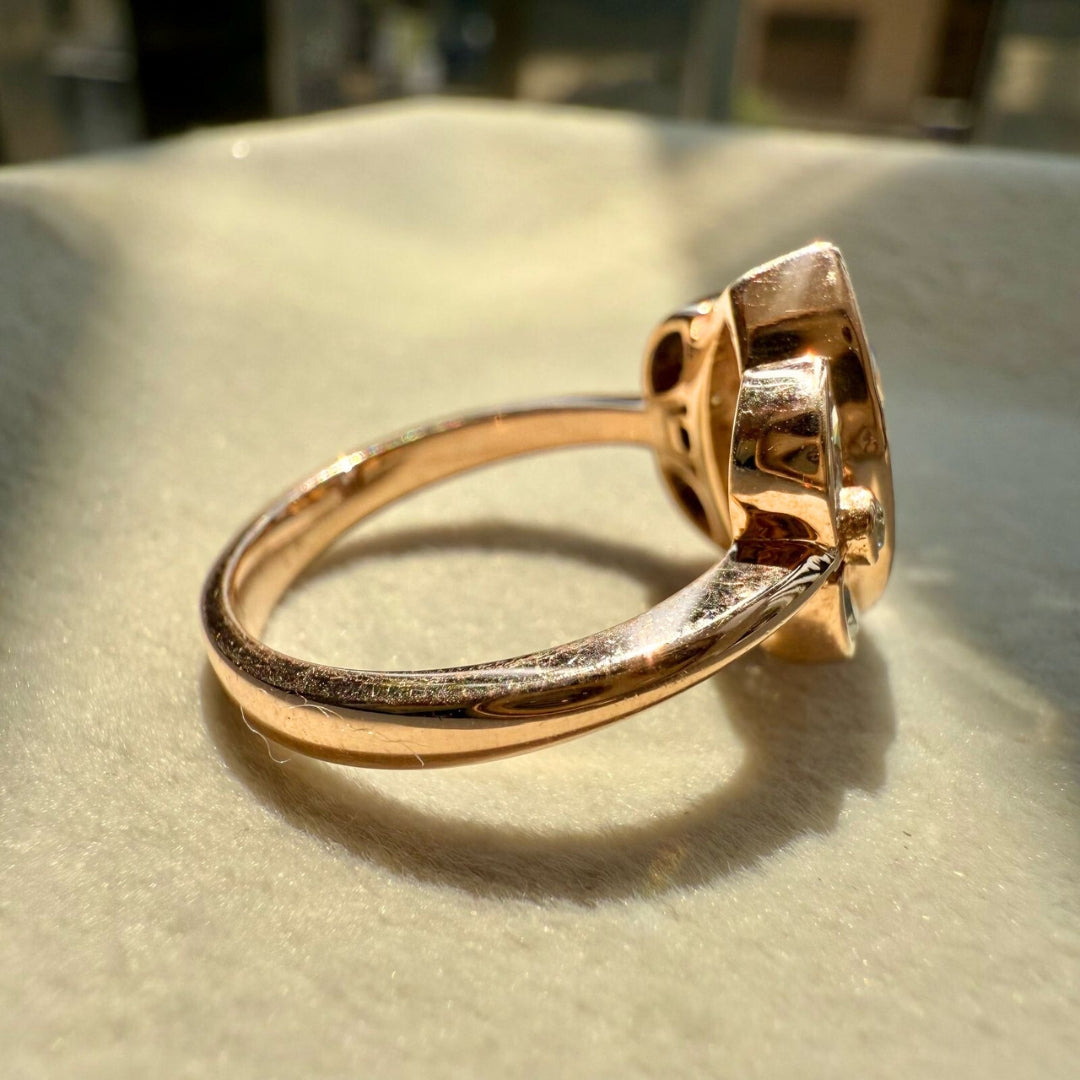 Radiantly Beautiful Moissanite 3.78 CT Marquise Ring with Sparkling Diamond