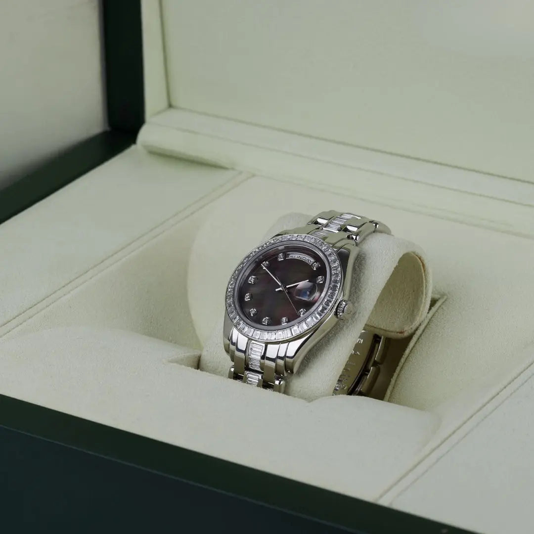 Moissanite 27.90 CT Asscher Cut Diamond Minimalist Watch Jewel Carts