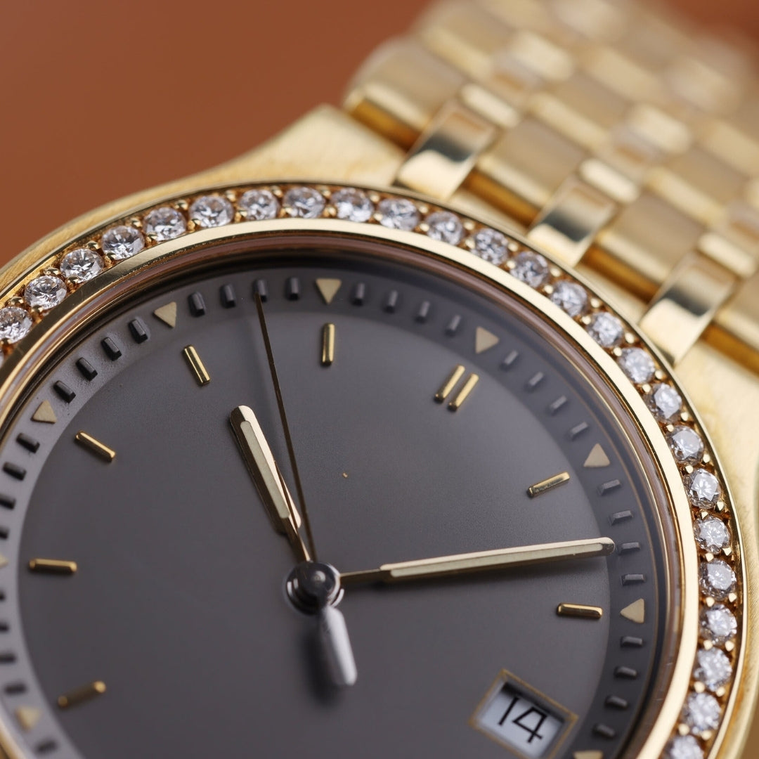 Moissanite 12.00 CT Round Cut Diamond Edwardian Watch