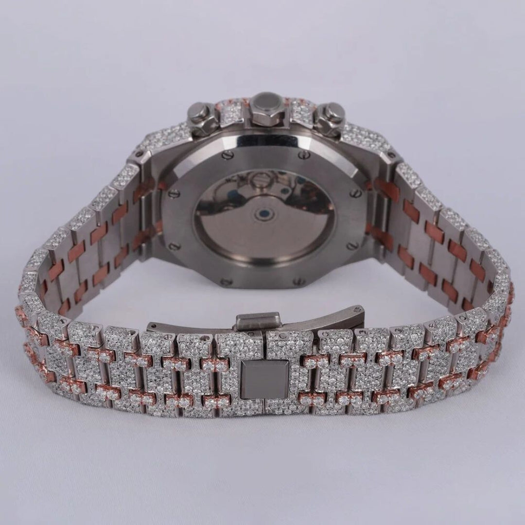 Moissanite 50.50 CT Round Cut Diamond Victorian Watch Jewel Carts