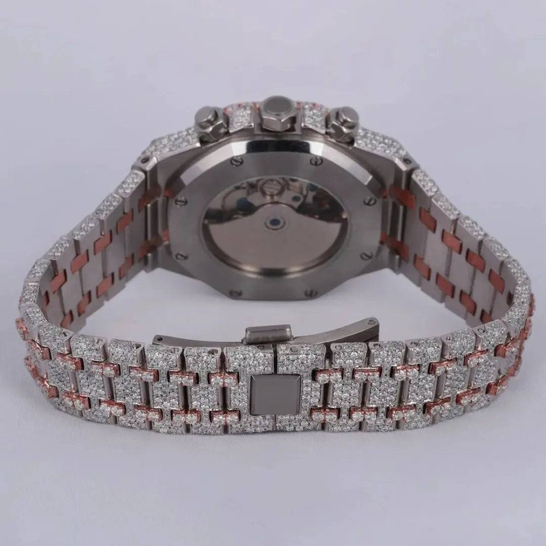 Moissanite 50.50 CT Round Cut Diamond Victorian Watch Jewel Carts