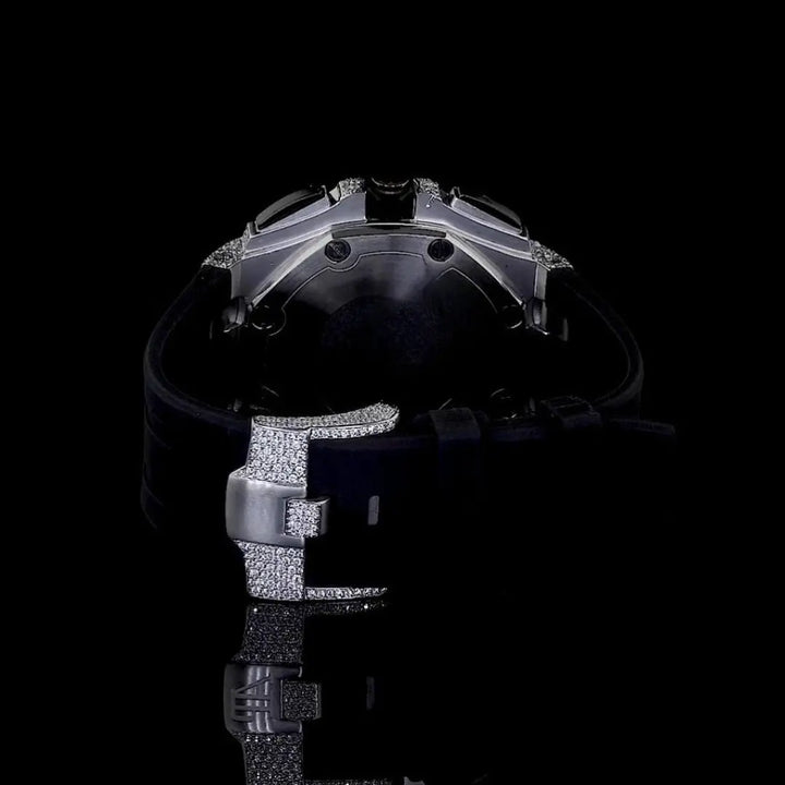 Moissanite 45.10 CT Round Cut Diamond Art Deco Watch Jewel Carts