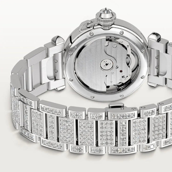 Moissanite 76.40 CT Round Cut Diamond Gothic Watch Jewel Carts